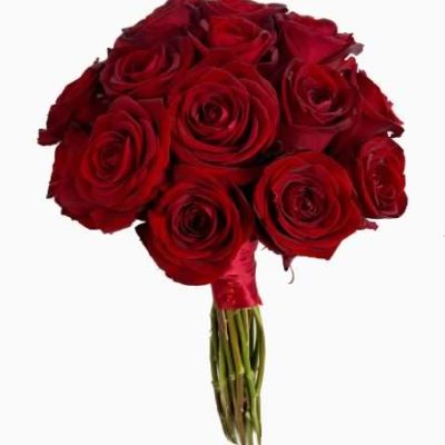 MAZZO A SCETTRO DI ROSE ROSSE